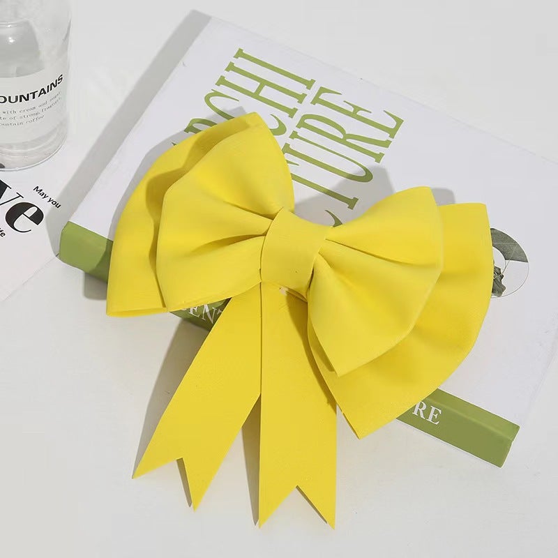 Hug Bucket Bow Decoration Holiday Birthday Gift Box Flower Box Sponge Paper Bow Accessories Finished - Image 1